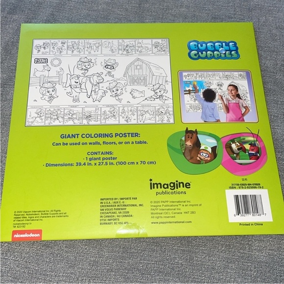 Nickelodeon Bubble Guppies Giant
Coloring Poster - Picture 2 of 2